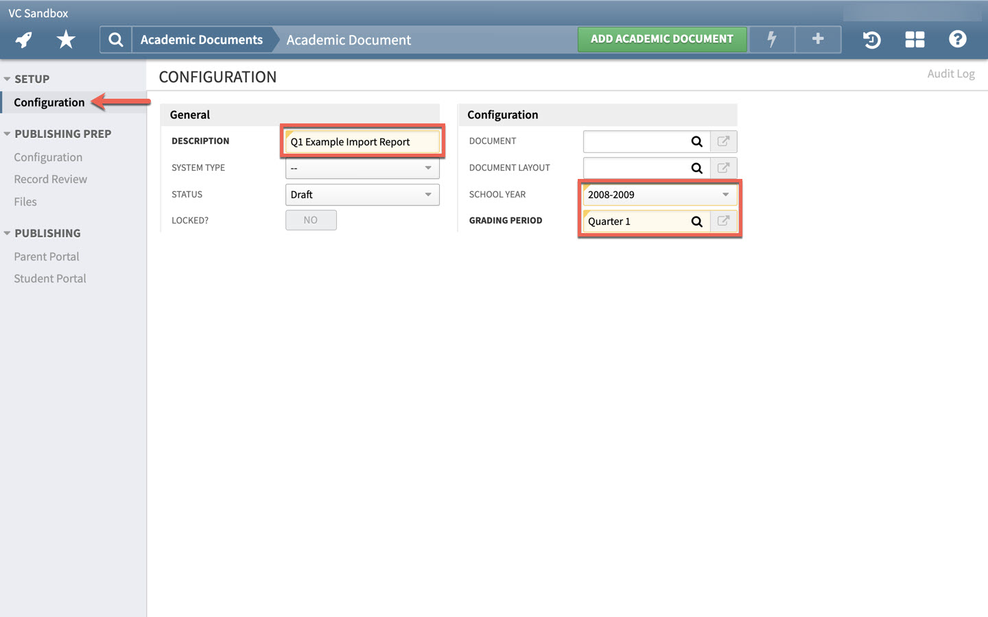 Workflow Publishing Third Party Academic Documents