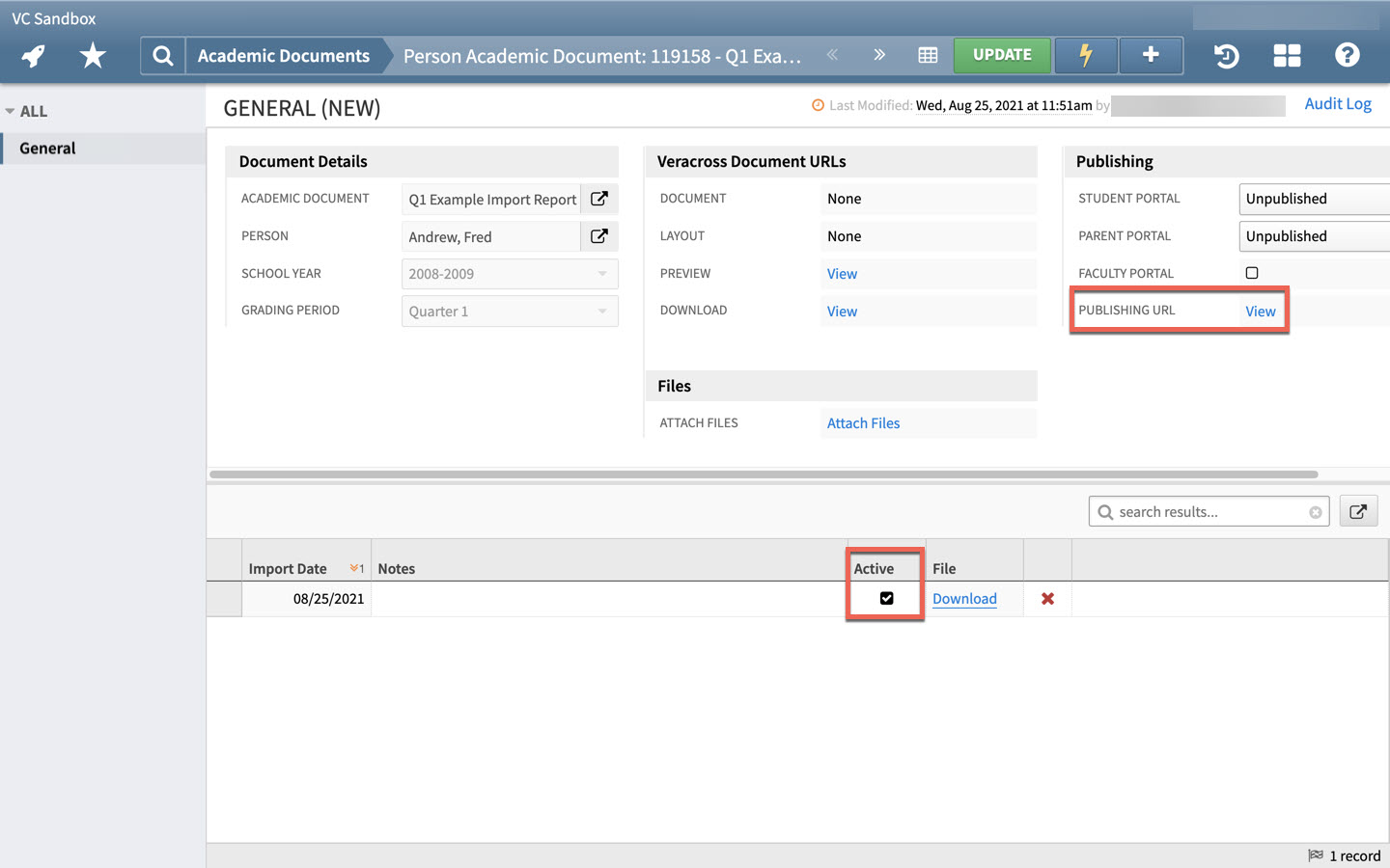 Workflow Publishing Third Party Academic Documents