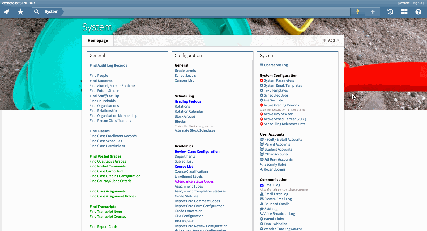 Qualitative Grading Configuration