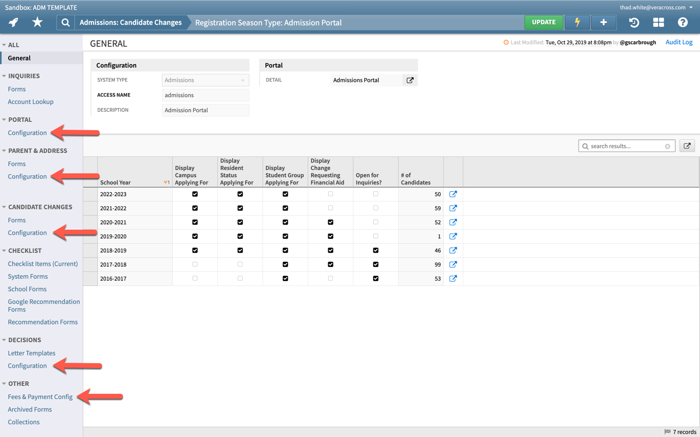 ADMISSIONS RESOURCE PORTAL visual data 3