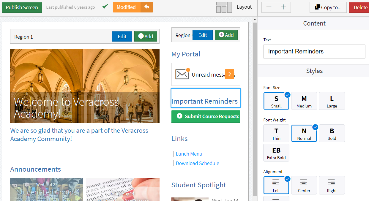 General Content Portal