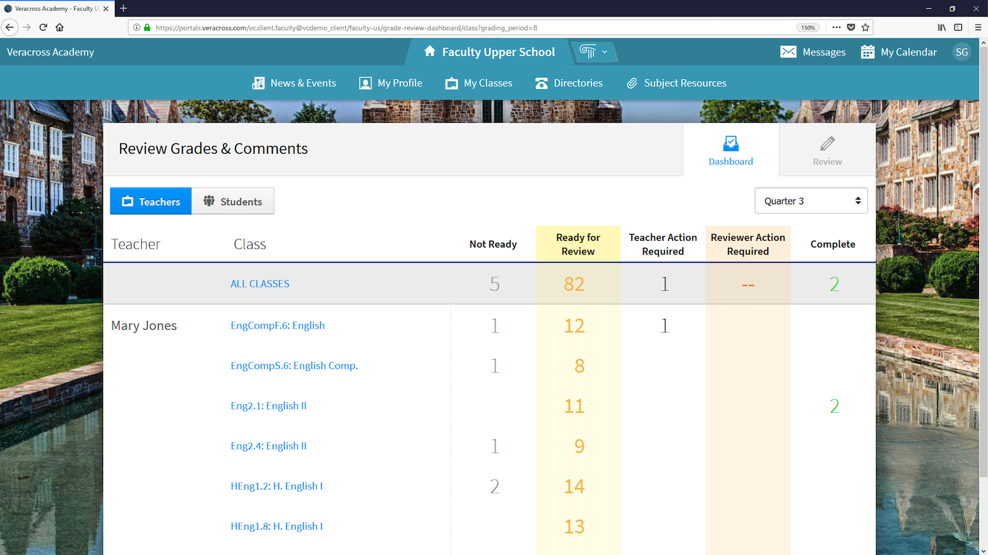Grade & Comment Review Process