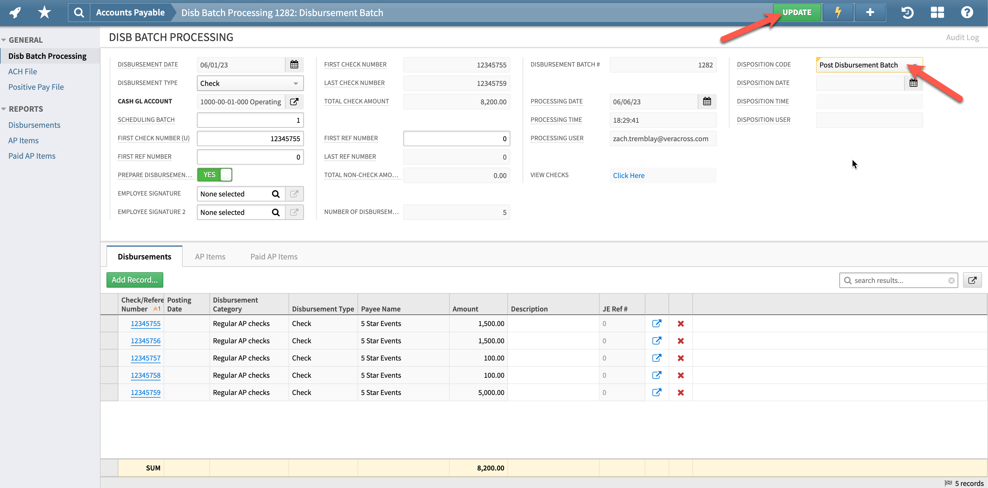 Processing AP Disbursements - AP -Axiom