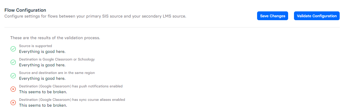 Edlink Dashboard (for Google Classroom)