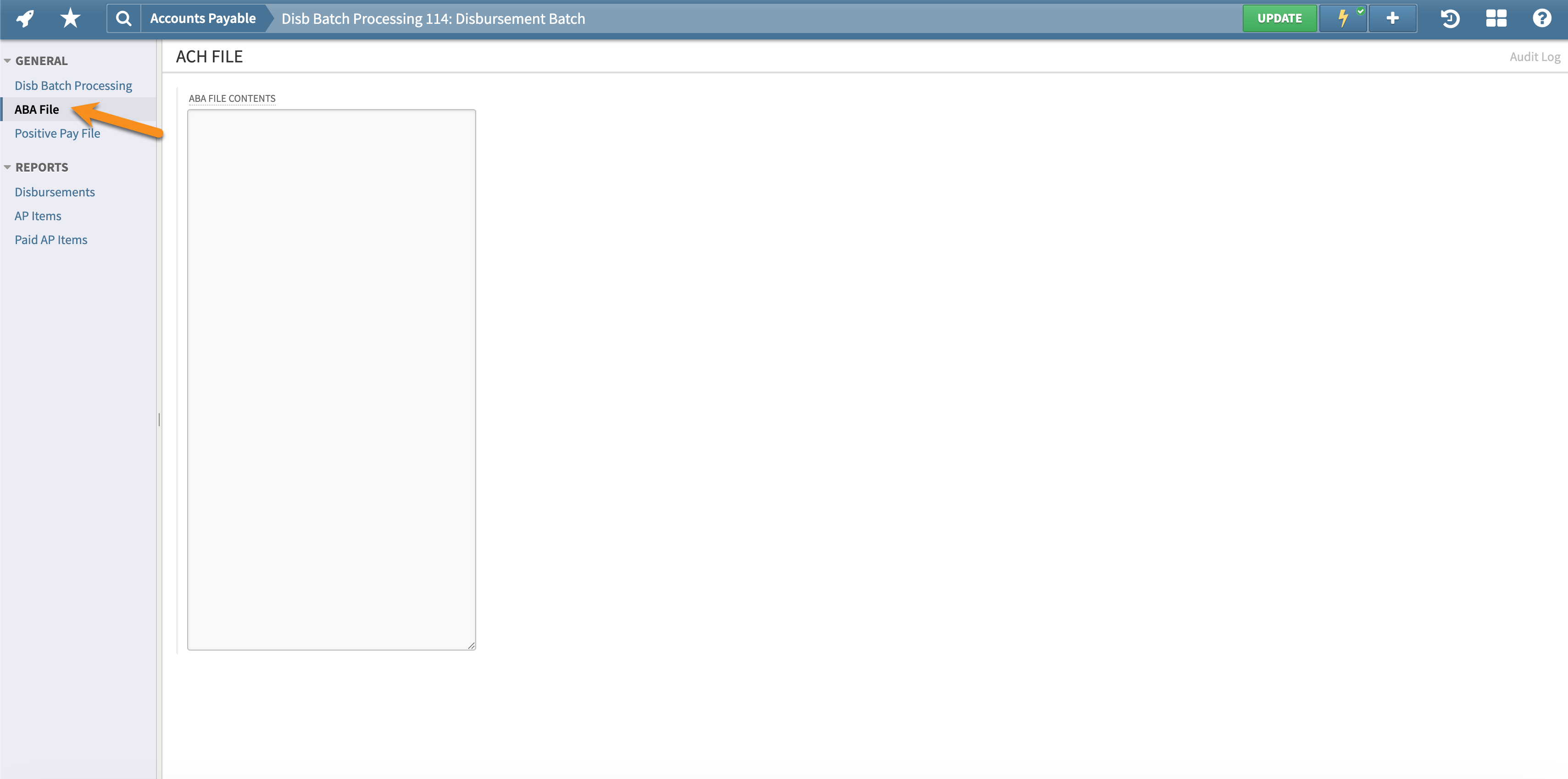 Generating ABA Files on a Disbursement Batch - Axiom